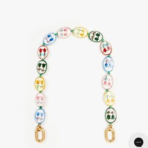 Colorful Floral Ceramic Bag Strap